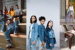 Jovens da Geração Z usando roupas personalizadas e autênticas