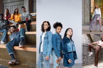 Jovens da Geração Z usando roupas personalizadas e autênticas
